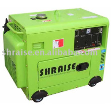 Air cooled silent diesel welder with generator